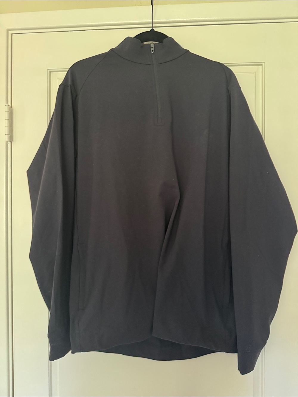 Men's Half-Zip Pullover Sweater - Black